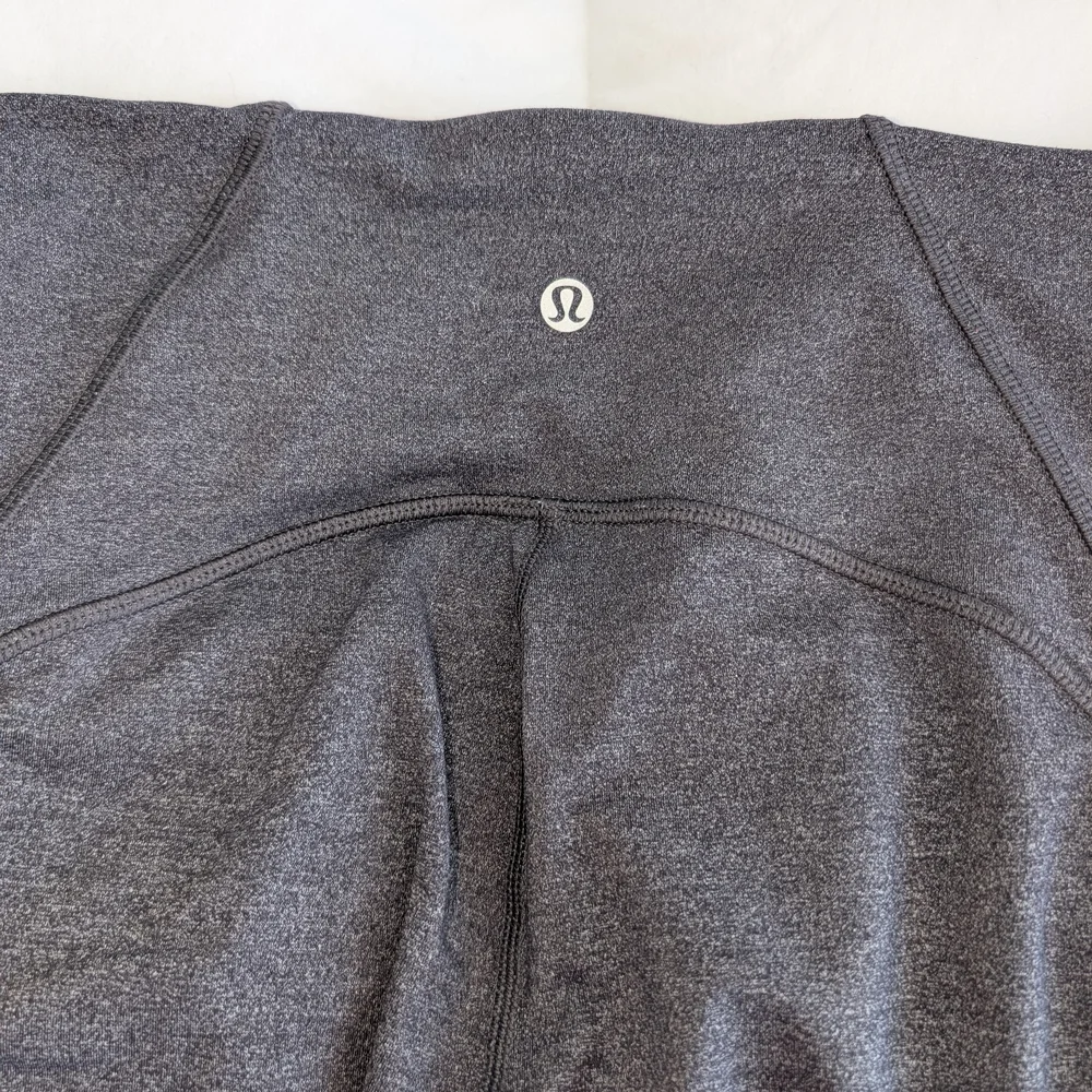 Lululemon Heather Leggings with Charcoal Accents